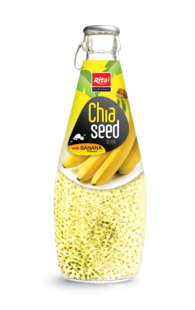 290ml شيا المشروبات البذور مع الموز النكهة